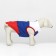 Dog jacket "Patriot", size M (DS 28, OG 47 cm)