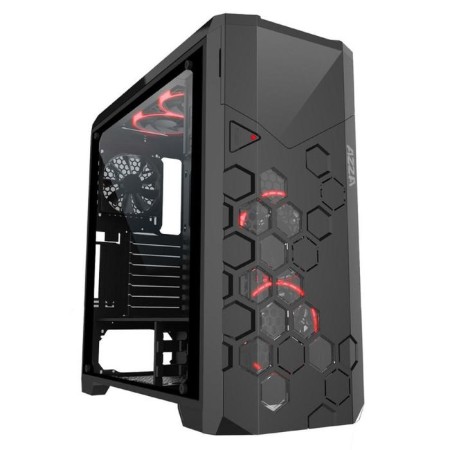 The Formula V-Line 6000-RGB case, without BP, ATX, MIDI-Tower, Black