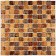 Glass mosaic with stone Bonaparte, Antik-2 300x300x8 mm