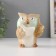 Souvenir ceramics "Little Eagle owl with the book" 7x7x9 cm