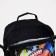 Young backpack from textiles on lightning, 3 pockets, black color