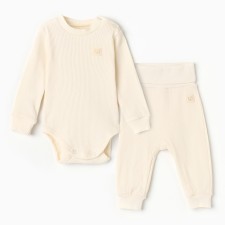 Set: body and pants crumb I, height 86-92 cm, milk