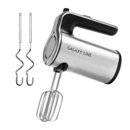 Mixer Galaxy Line GL 2240, manual, 450 W, 5 speeds, black-silver