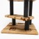 Complex for cats with a clamp "Staircase", 56 x 52 x 140 cm, carpet, mix of flowers