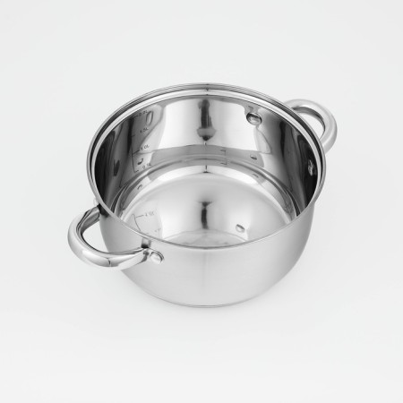 Grette stainless steel pan, 2.3 l, d = 18 cm, with a lid, the capsule, induction-3