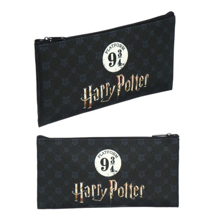 Penal soft, 1 compartment, 110 x 205 mm, flat, Hatber "Harry Potter" Black, NPK44152