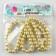 Glass beads, set 78 pcs., Size 1 pc. - 10 mm, white color