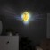 Lamp-sir "Eagle owl" 12.5 × 20.5 × 9.5 cm, plastic, aah2, glow of white