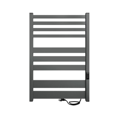 Electric towel Indigo Atlas, 800x500 mm, timer, hidden installation, gray-1