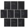 A set of subject notebooks of 48 sheets 10 items "Blacktone" calligrata top, with reference material, cover coated cardboard, soft-touch + selective varnish, offset unit