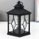 Nightlight "Lanter 1" LED from batteries 3HAAA Black 10.5x10.5x20 cm Risalux