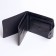 Male purse on a magnet, black color