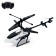 The radio -controlled “expert” helicopter works on the battery, the color is white