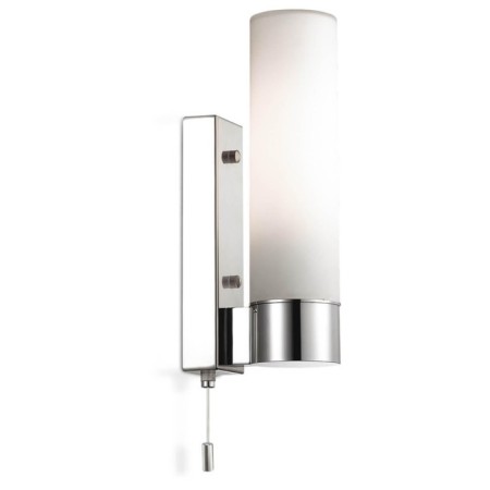 Tingi switch lamp, 1x60W, E27, IP44, chromium color