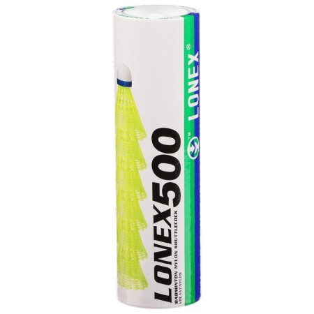 A set of Badminton Volans Lonex No. 500, 4 g, 6 pcs., White color-2