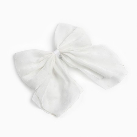 Outlet. Bant for hair on elastic band, white, 18x15 cm, Minnie Mouse-2