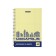 Notebook A5, 80 sheets in a cage on a spiral Erichkrause "Megapolis Yellow Concept", cover coated cardboard, yellow internal unit