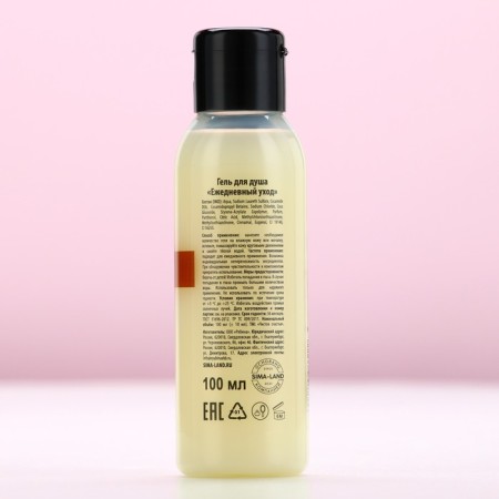 Shower gel, 100 ml, pumpkin cappuccino aroma, pure happiness-2