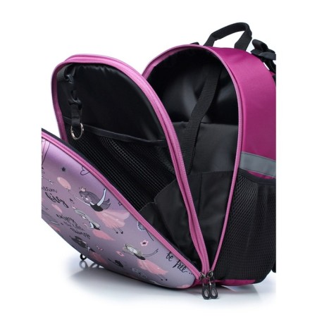 School backpack, 270x365x120 cm, lilac-4