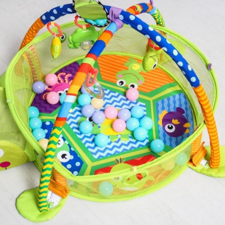Developing rug "Tortilla" 3 in 1, toys, 30 centers. Sharov-7