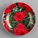 Decorative plate "rose", d = 17.5 cm