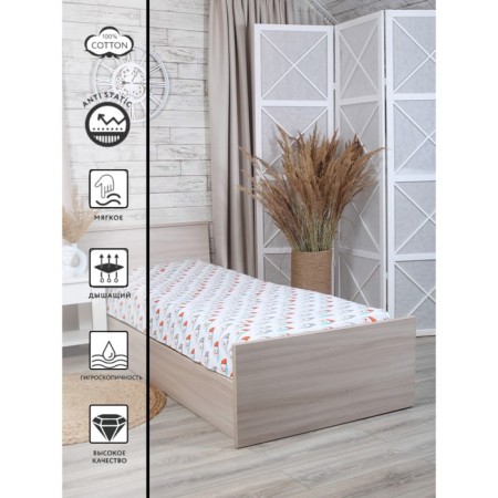 Baby sheet "balls", size 90x200 cm