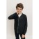 Jumper for boys, height 110-116 cm, dark gray color