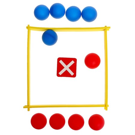 Board game "Ball on the ball", 2 players, 3+-7