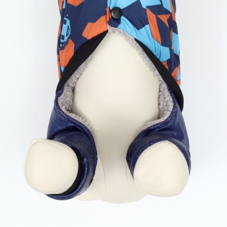 Dogs for dogs on a fur lining with a hood, size XL (DS 35, Osh 36, OG 48 cm)-7