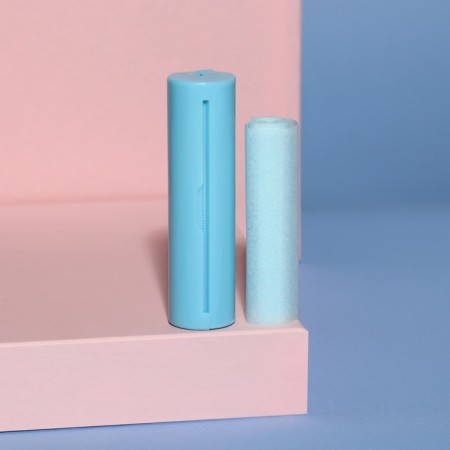 Leaf soap, in roll, d 2.3 × 9 cm, 120 cm, blue color-4