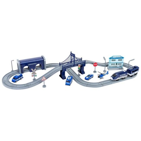 Railway for children "Police Party", 66 items, on batteries-2