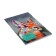 A5+sketchbook, 30 sheets, on the crest "fox", solid cover, glossy lamination, foil embossing, block 180 g/m2