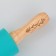 Rock "Provence", 31 x 4 cm, silicone, wood, turquoise color