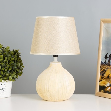 Board lamp "Latea" E14 40w beige 19x19x33 cm Risalux