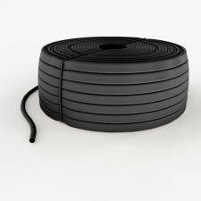 Meter Pipe Cambrick TV-40 PVC Black, Ø 16 mm Rexant