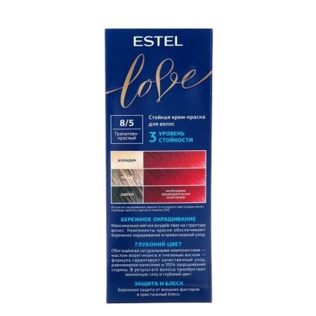 Persistent Hair Cream Estel Love grenade-red-3