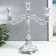 Summary Metal for 3 candles "Pattern" silver 10x25x26 cm