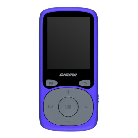 Player Hi-Fi Flash Digma B4 8GB Blue/1.8 "/FM/MicrosDHC-8