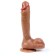 Falloimitator Oka-hips, super-realistic, on suction cup, 22 x 4 cm, bodily