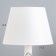 Table lamp "Izel" E14 40W white-gray 22.5x22.5x37 cm Risalux