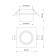 Lamp built -in Novotech. Lirio, 9W, GU10, 60x92x92 mm, white color