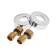 ACCOONA A7175 bath mixer, double -leaf, divertor in the case, with a shower set