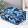 Casket for needlework "Blue flowers on blue" 24x16x11 cm