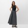 Women's skirt with Minaku pocket: safari color graphite, river 44