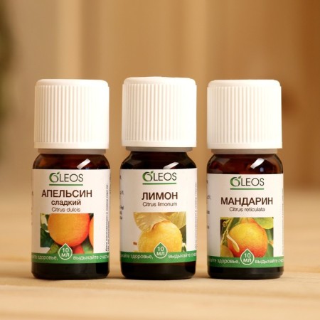 A set of 100% natural essential oils "Sweet orange, lemon, tangerine"-1