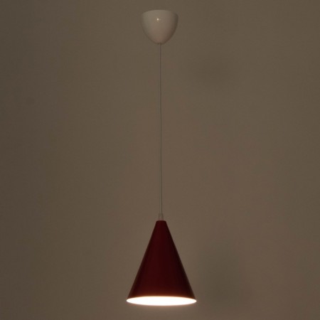 Lamp Bayerlux "cone" 1x15W E14 red 16x16x20cm-2