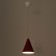 Lamp Bayerlux "cone" 1x15W E14 red 16x16x20cm