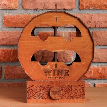 Wine mini-bar "Barrel", 27 x 29 x 22 cm.-8