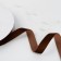 Velvet tape, 20 mm, 18 ± 1 m, brown color No. 119