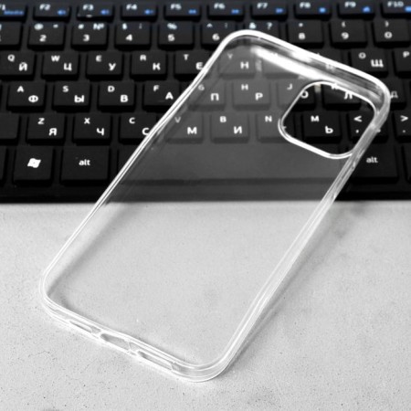 Luazon cover for iPhone 12 Pro Max, 6.7 ", silicone, thin, transparent-1